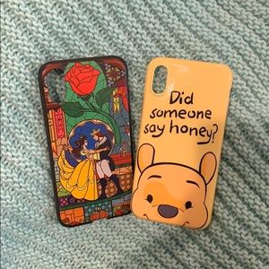 2 iPhone XS X case Disney